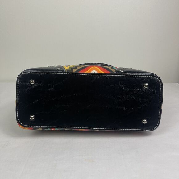 Cleto Concealed Carry Purse Shoulder Bag Protection Aztec Geometric Boho Artsy - Picture 3 of 13